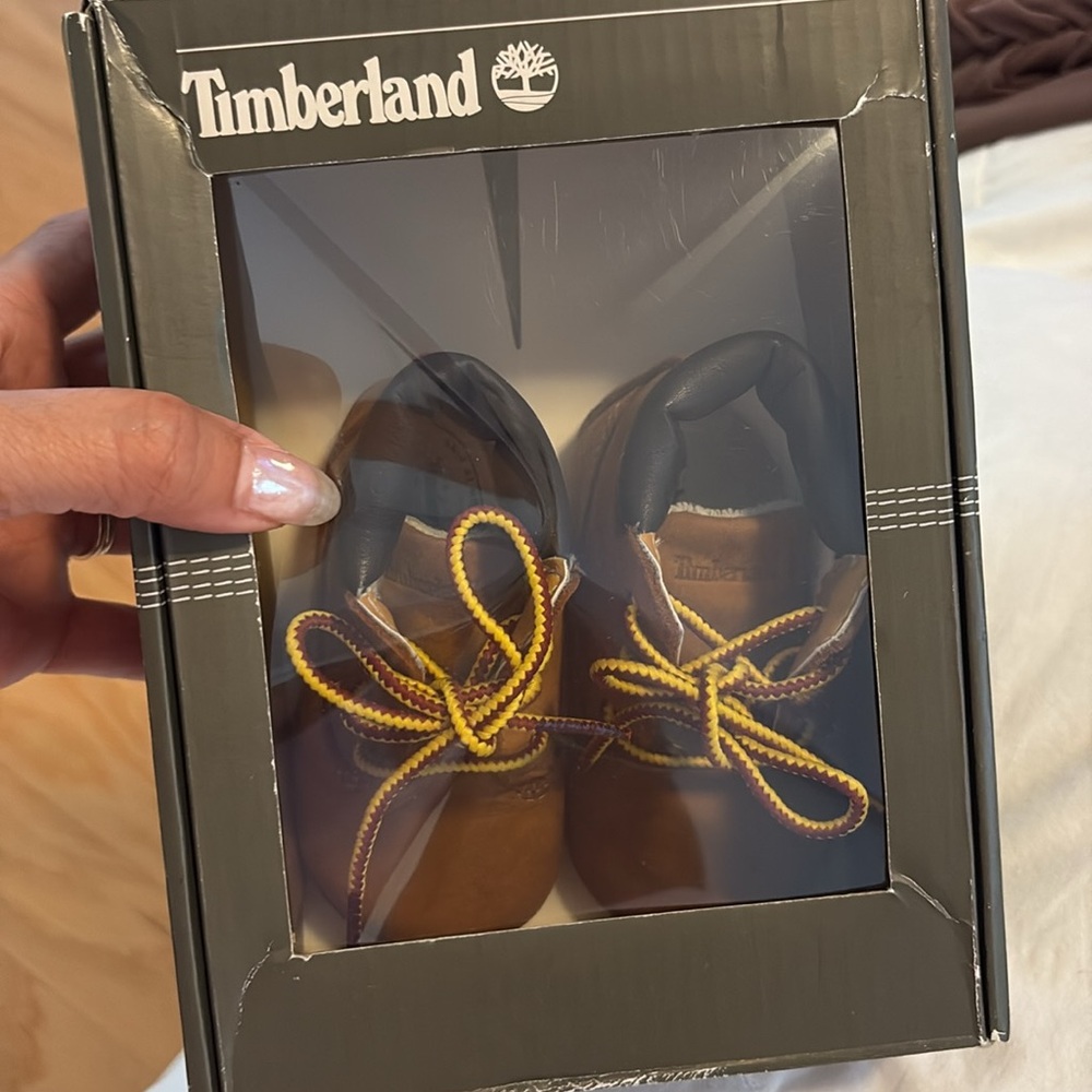 Timberlands 6-9 months - Picture 6 of 8
